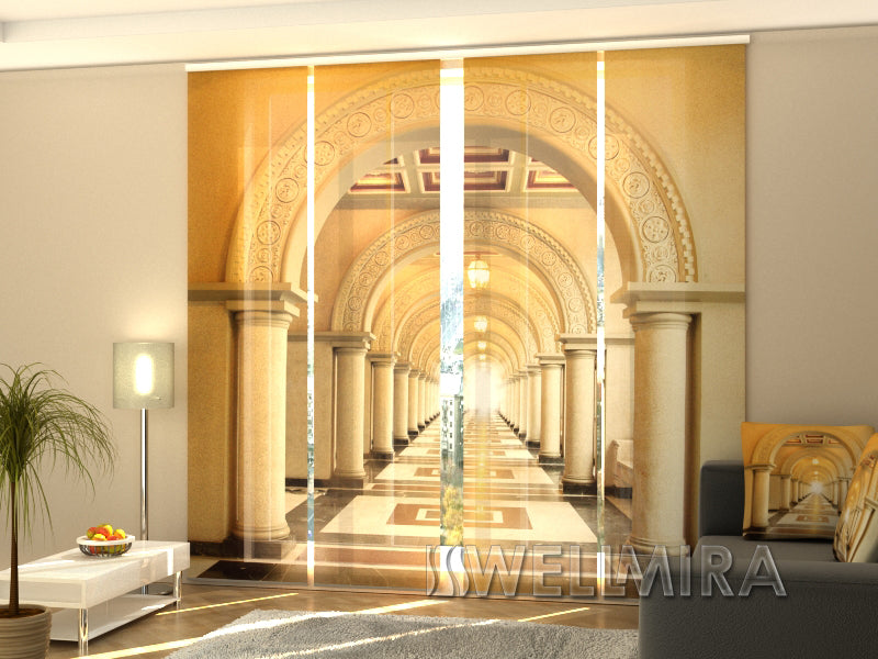 Sliding Panel Curtain Beautiful walkway - Wellmira