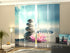Set of 4 Panel Curtains Lily on the Sand - Wellmira