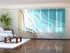 Sliding Panel Curtain Abstract Sea and Beach