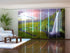 Set of 6 Panel Curtains Iceland Stunning Landscape