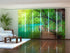 Set of 6 Panel Curtains Wooden Path in the Forest