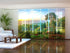 Sliding Panel Curtain Beautiful Garden