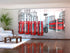 Set of 6 Panel Curtains London Bus - Wellmira