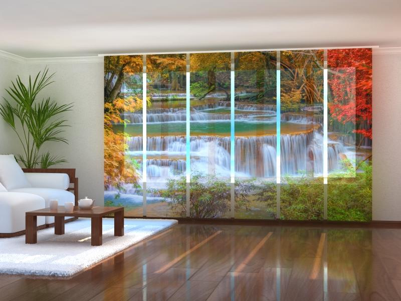 Set of 6 Panel Curtains Magic Autumn - Wellmira