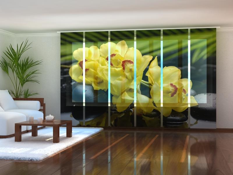 Set of 6 Panel Curtains Sunny Orchid - Wellmira