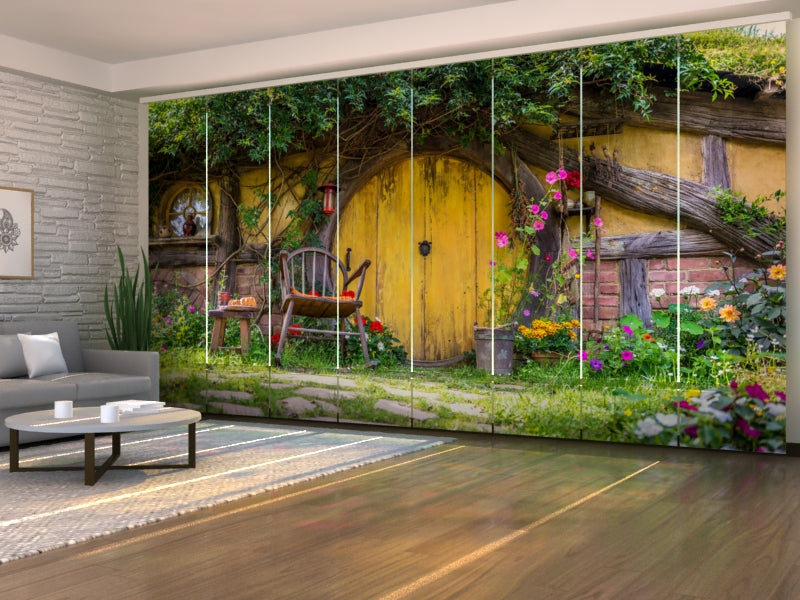 Set of 8 Panel Curtains Hobbit House