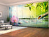 Set of 8 Panel Curtains Orchid In Japanese Fountain