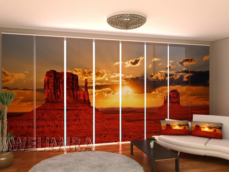 Set of 8 Panel Curtains Arizona - Wellmira