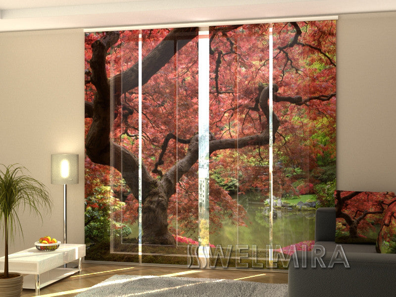 Sliding Panel Curtain Autumn 2 - Wellmira