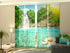 Set of 4 Panel Curtains Paradise Lily - Wellmira