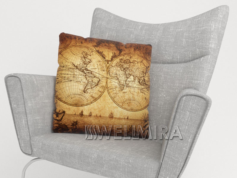 Pillowcase Old Map - Wellmira