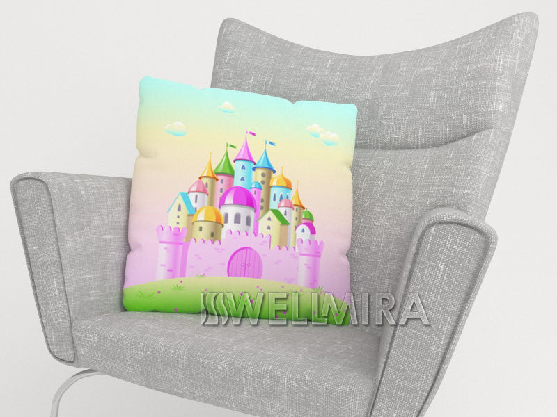 Pillowcase Pink Castle - Wellmira