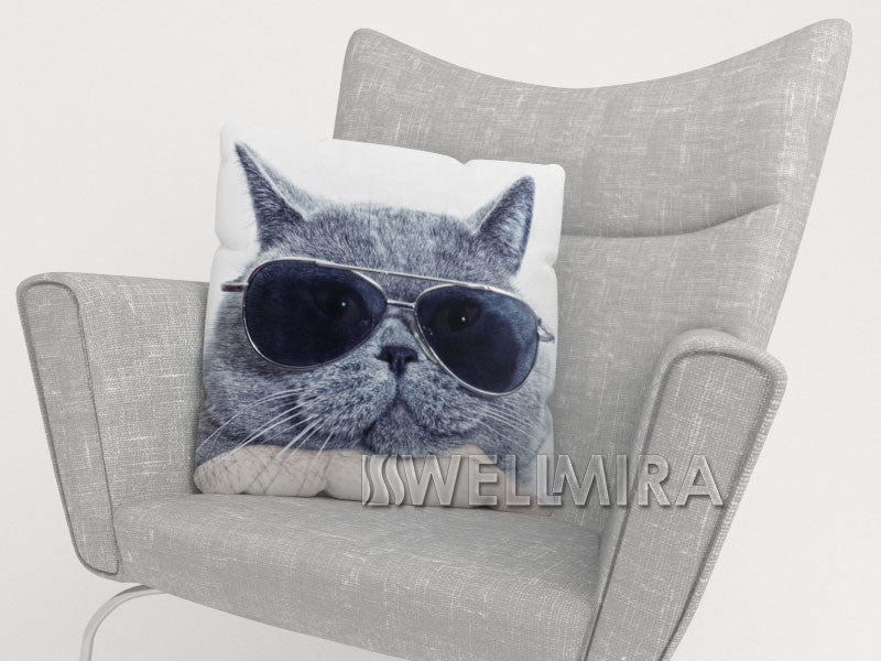 Pillowcase Stylish Cat - Wellmira