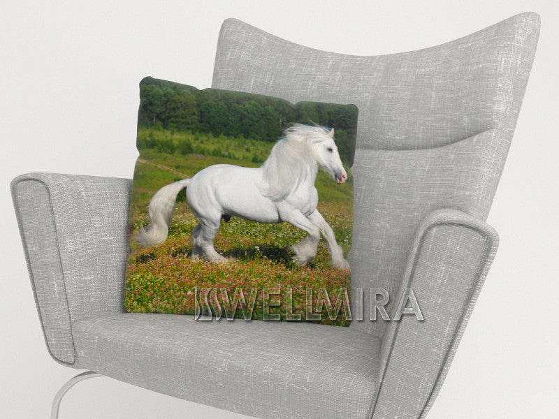 Pillowcase White Horse - Wellmira