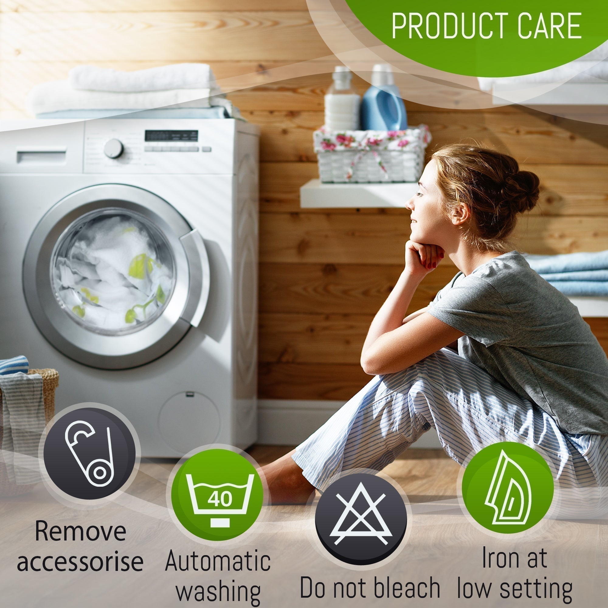 Photo Curtain Sunset over Sunflower Field