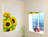 Roman Blind Yellow Sunflowers