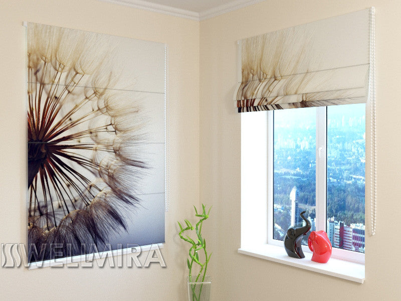 Roman Blind Amazing Dandelion - Wellmira