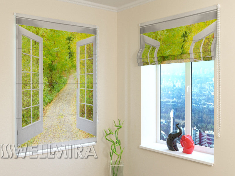 Roman Blind Early Morning - Wellmira