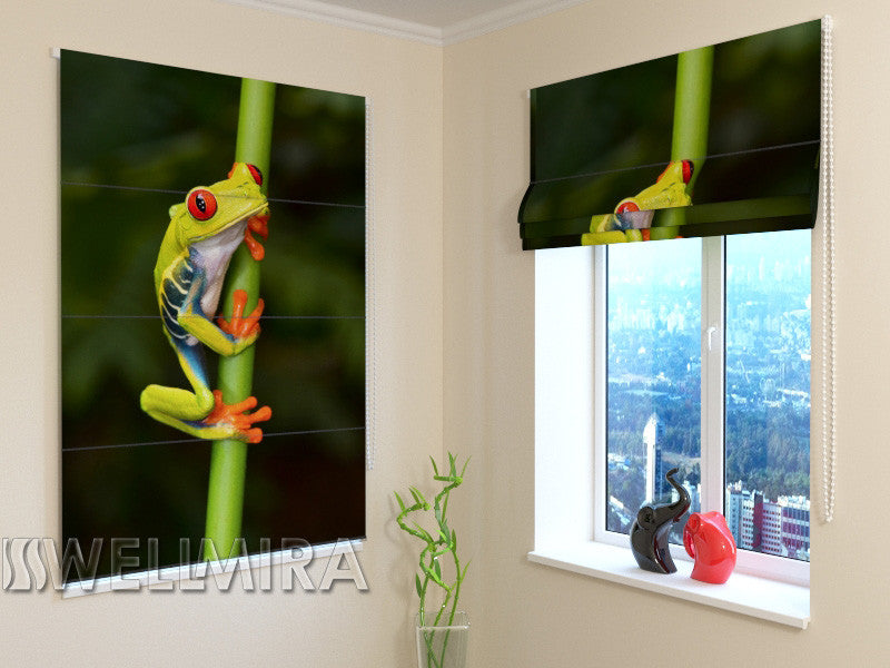 Roman Blind Little Frog - Wellmira