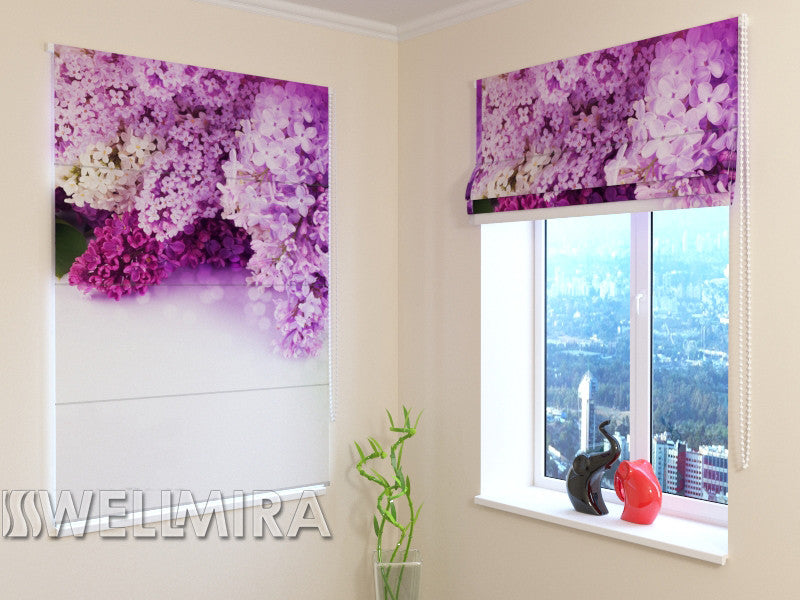 Roman Blind Paris lilac - Wellmira