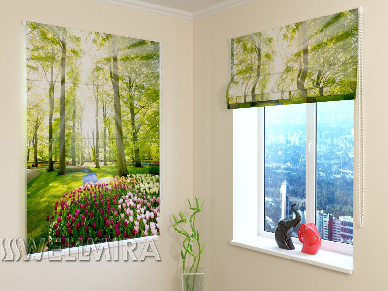 Roman Blind Park Tulip - Wellmira