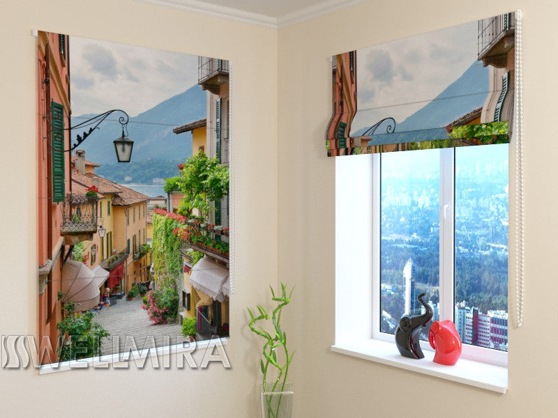 Roman Blind Picturesque Italian Town - Wellmira