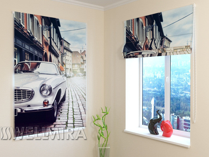 Roman Blind Retro City - Wellmira