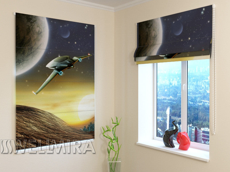 Roman Blind Unknown World - Wellmira