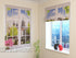 Roman Blind Window with flowers - Wellmira