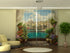 Photo-curtain Balcony with Flowers W290xH245 cm