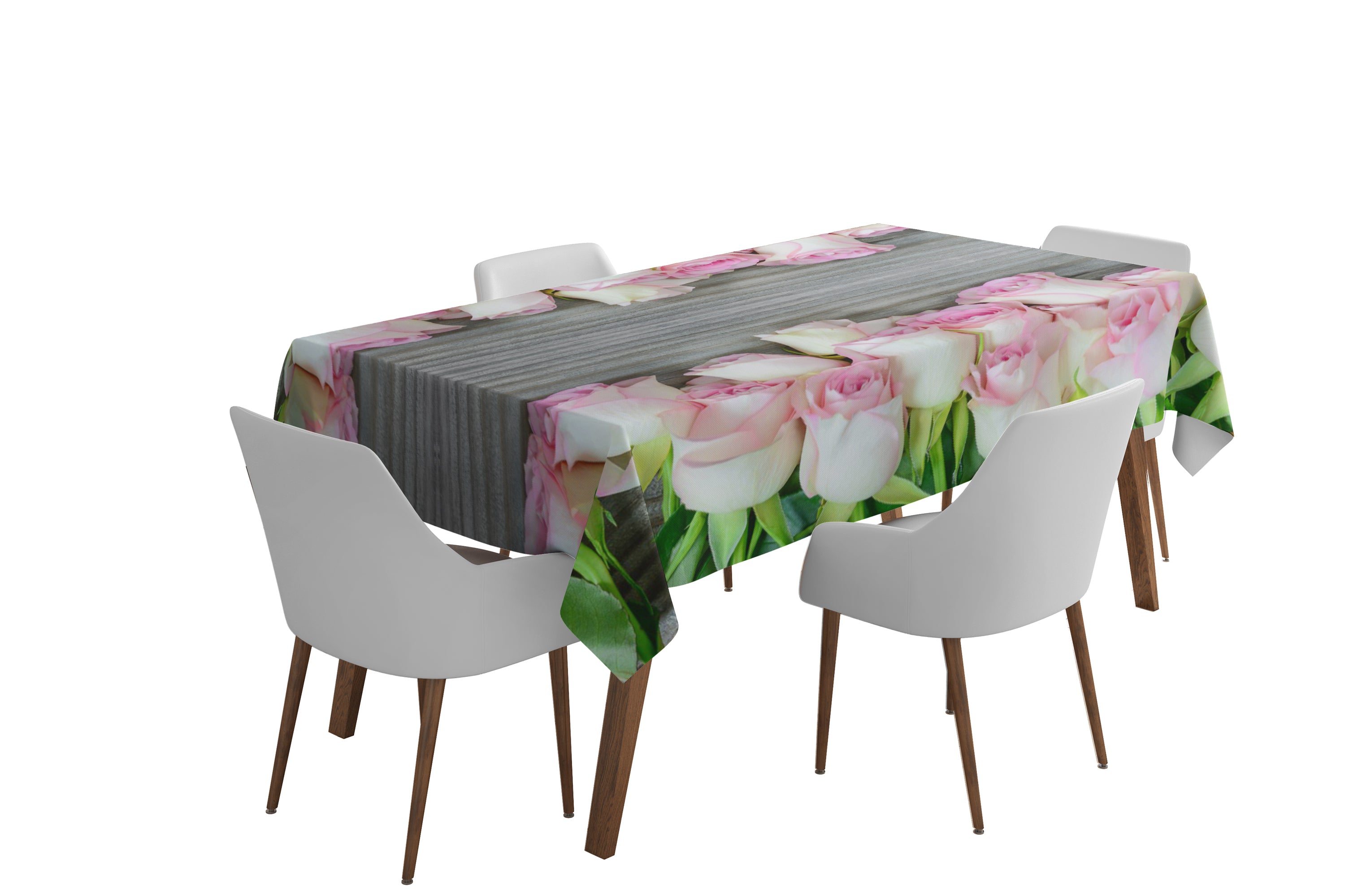 Tablecloth Roses and wood - Wellmira