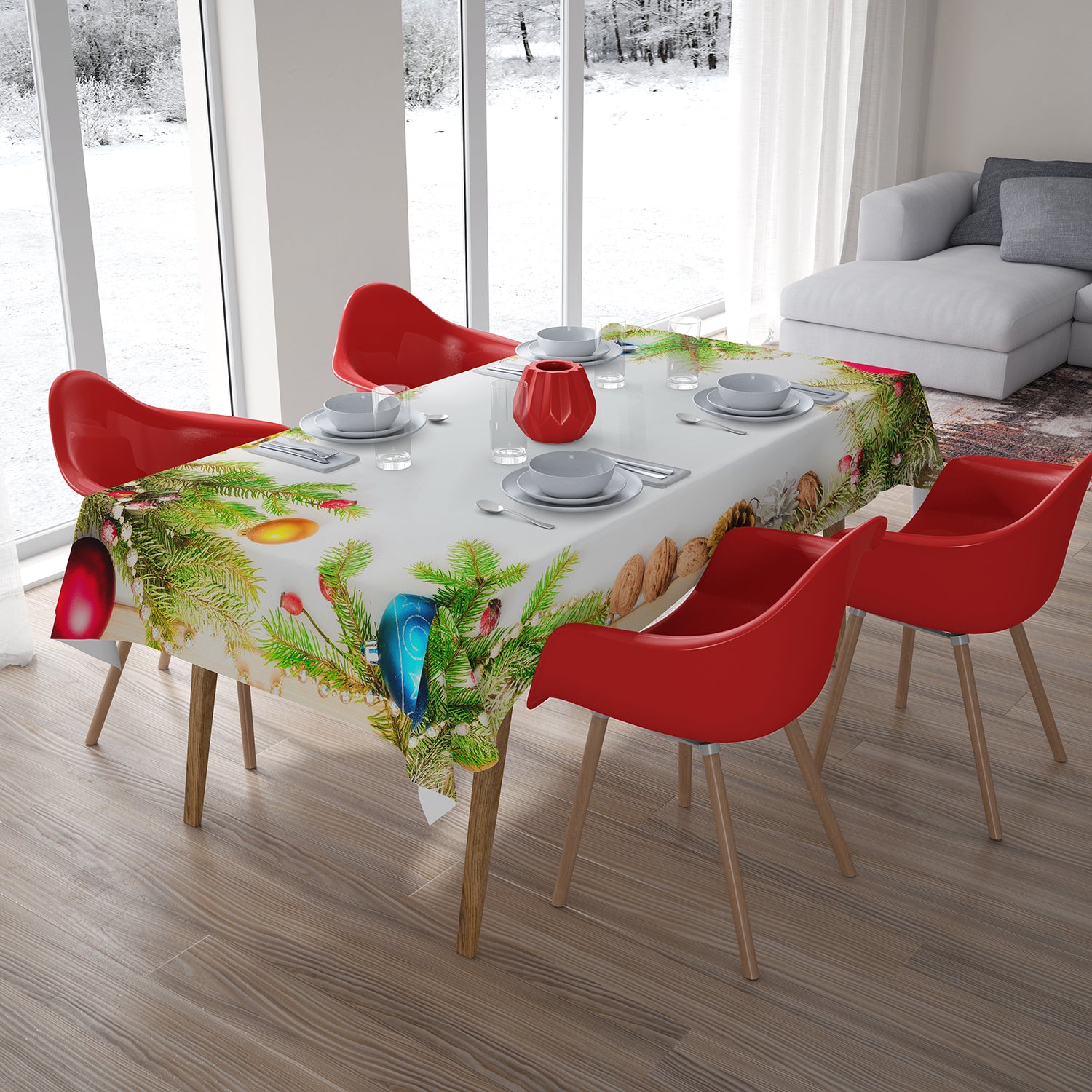 Christmas Tablecloth Cones - Wellmira