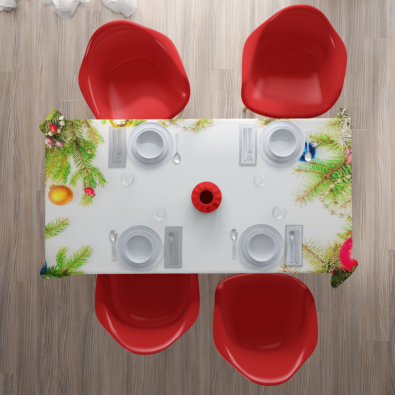 Christmas Tablecloth Cones - Wellmira