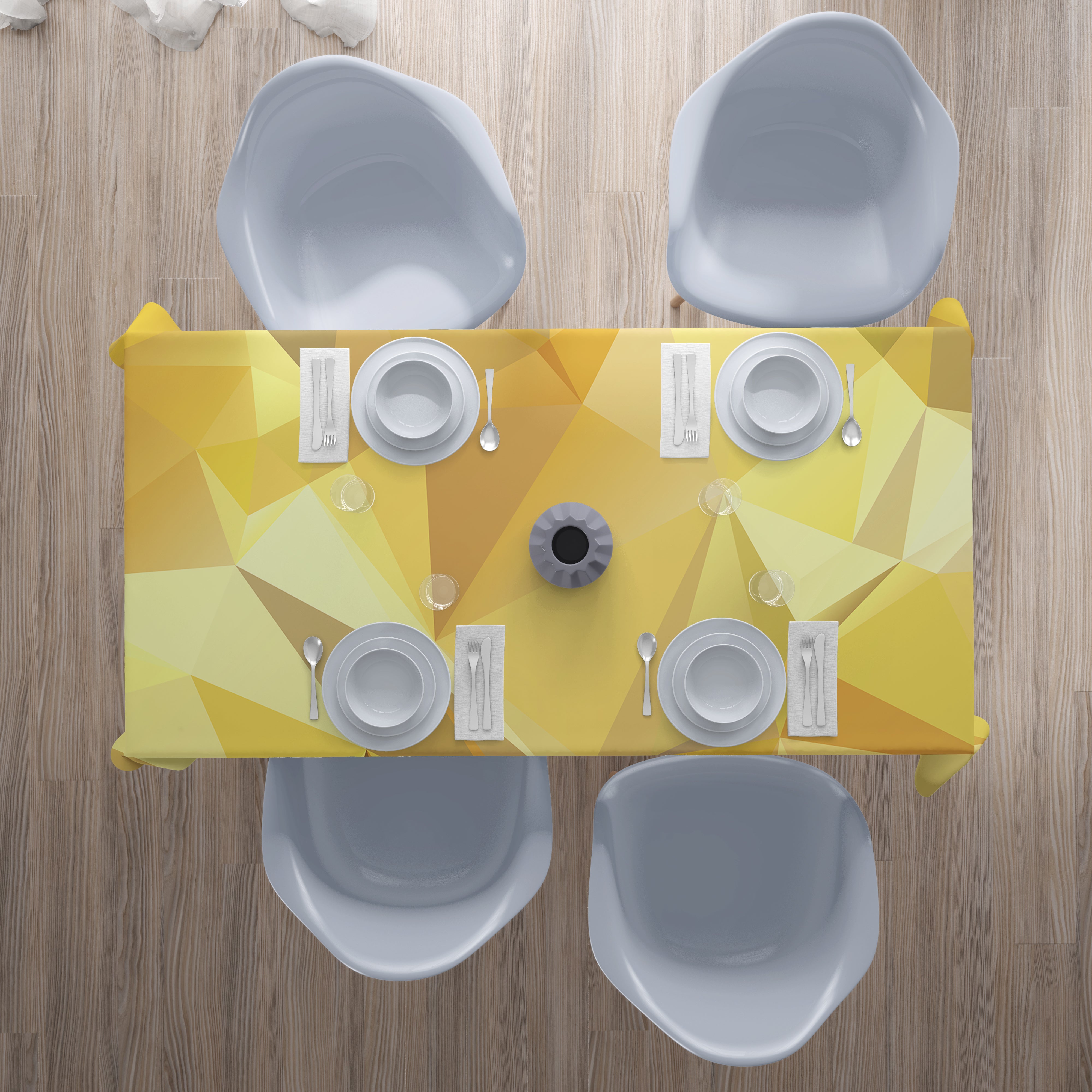 Tablecloth Golden Abstraction - Wellmira