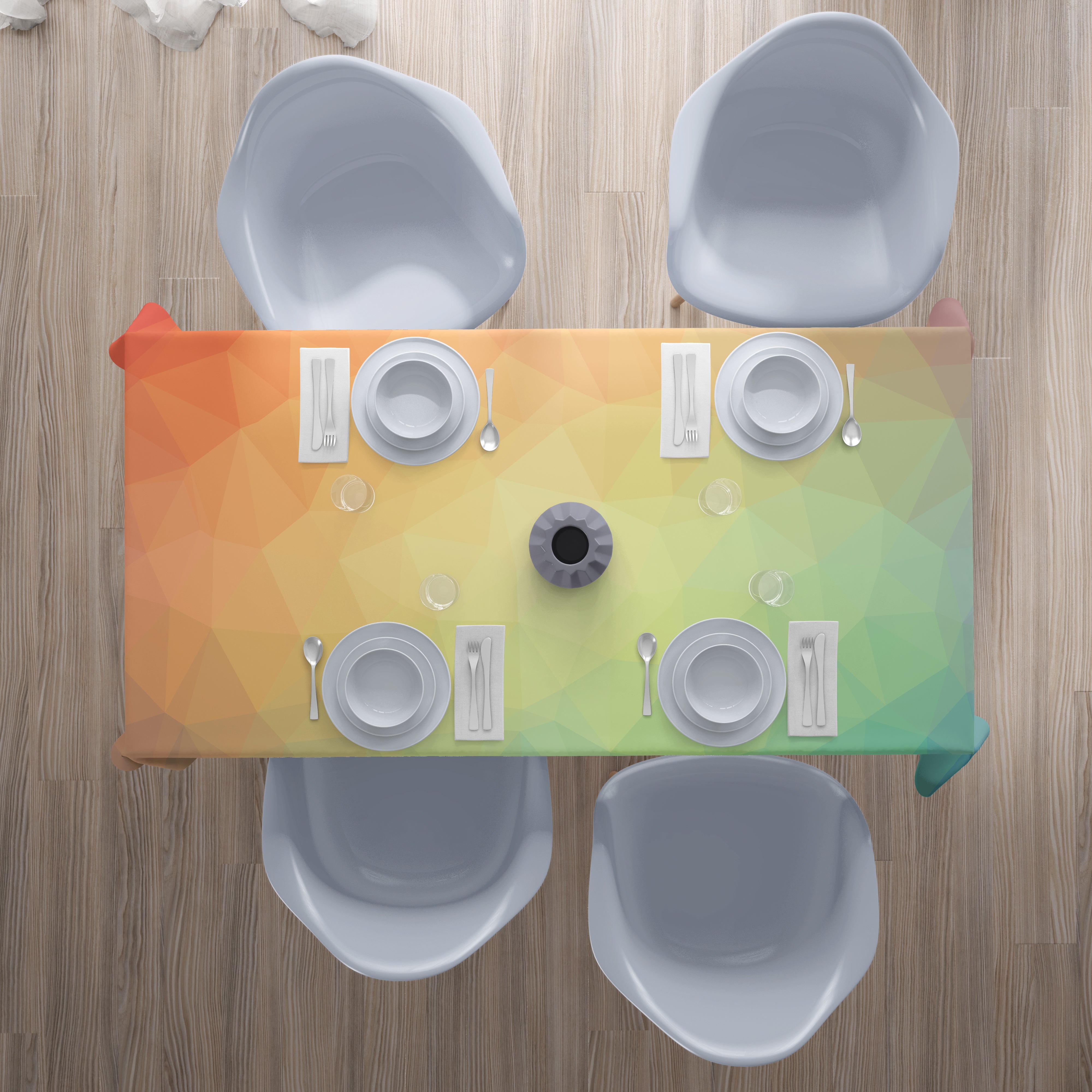 Tablecloth Rainbol Abstraction - Wellmira