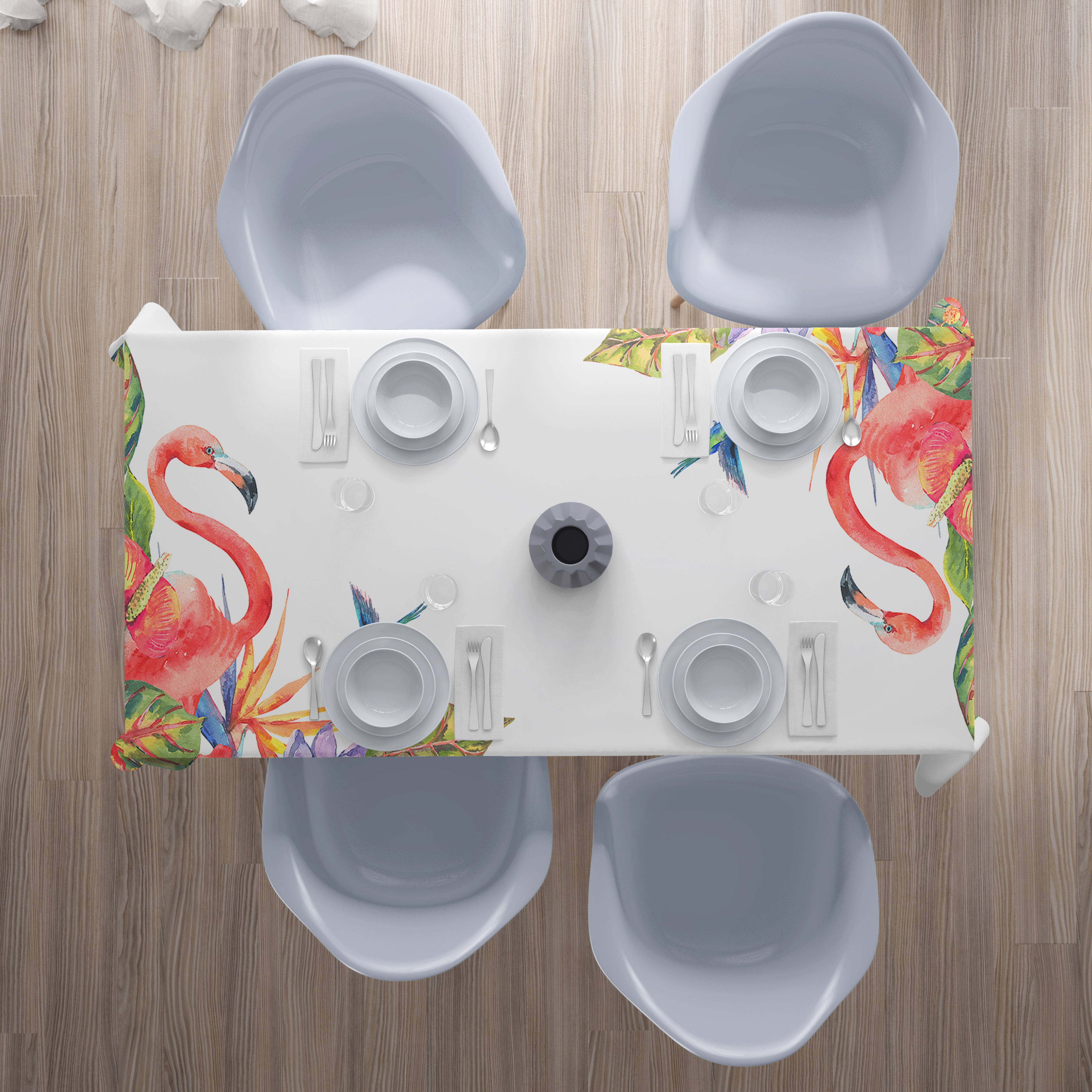 Tablecloth Tropical Flamingo - Wellmira