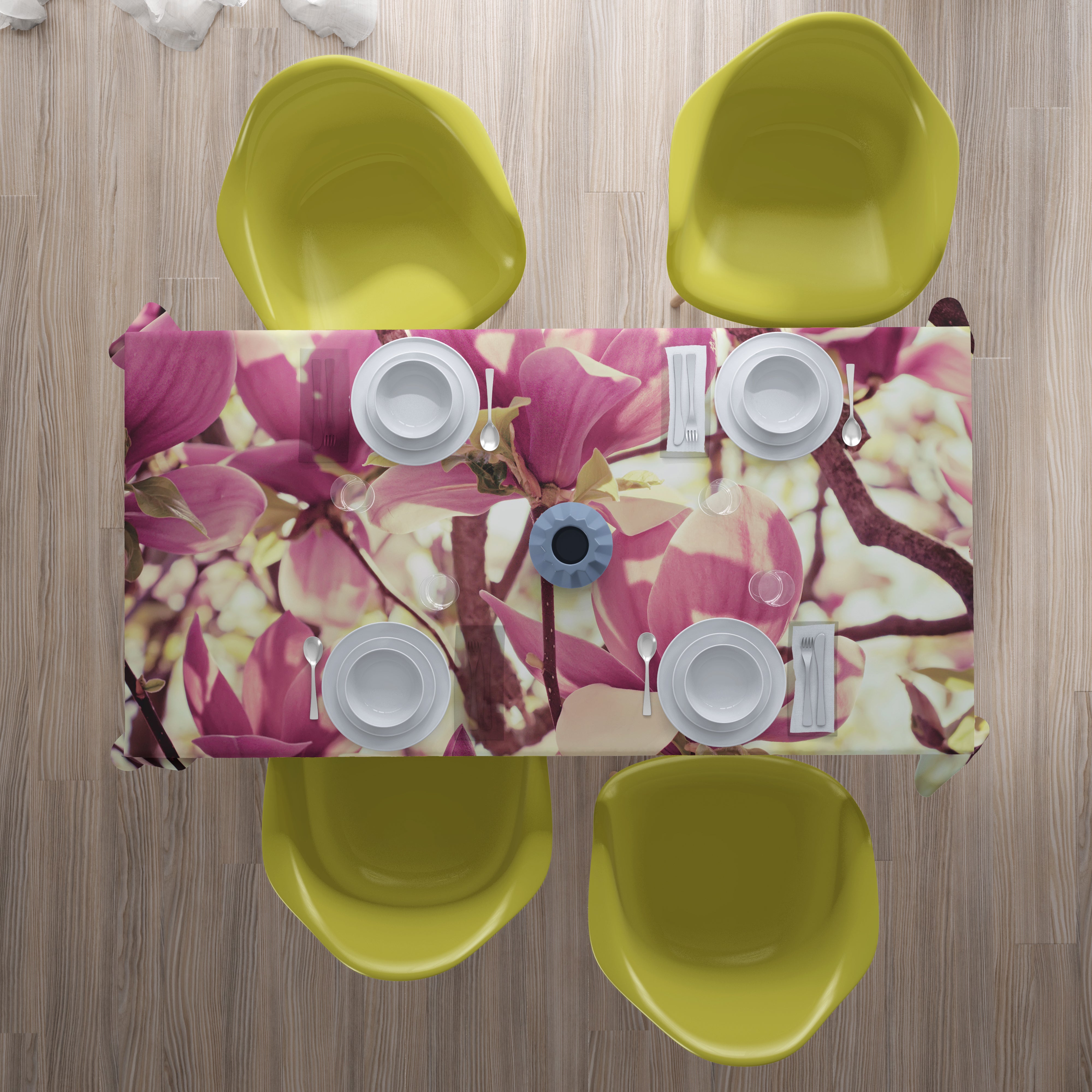 Tablecloth Pink Magnolias