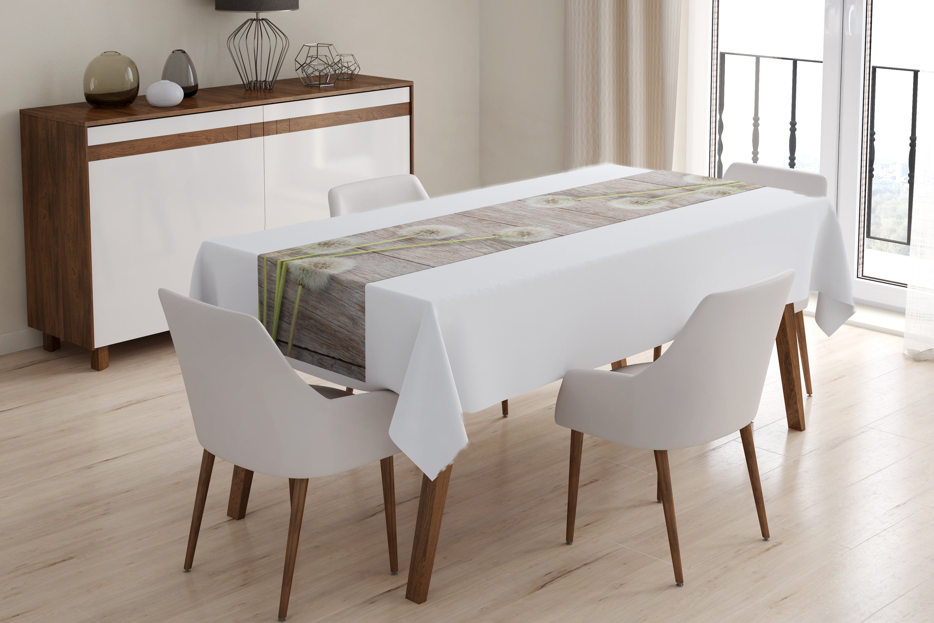 Table Runner Air Dandelions - Wellmira
