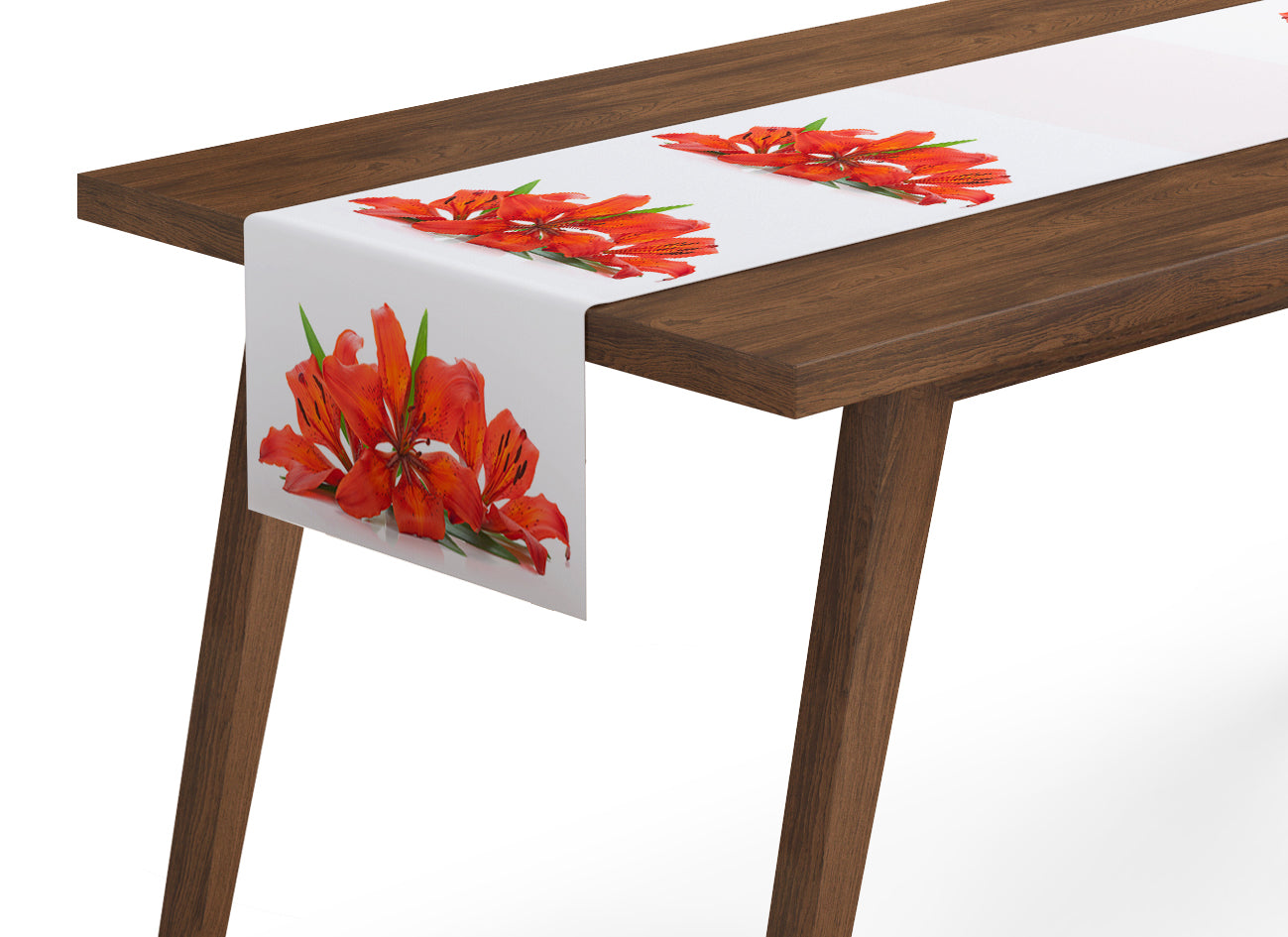 Table Runner Fiery Lilies - Wellmira