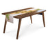 Table Runner Golden Xmas Bows - Wellmira