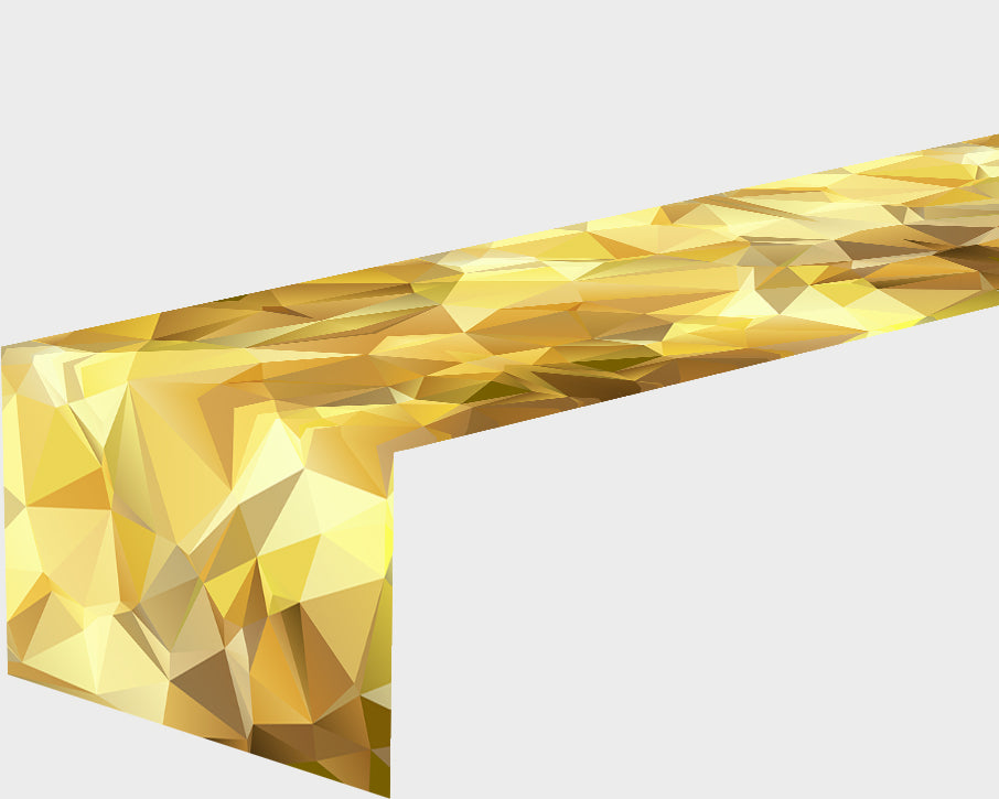 Table Runner Golden Abstraction - Wellmira