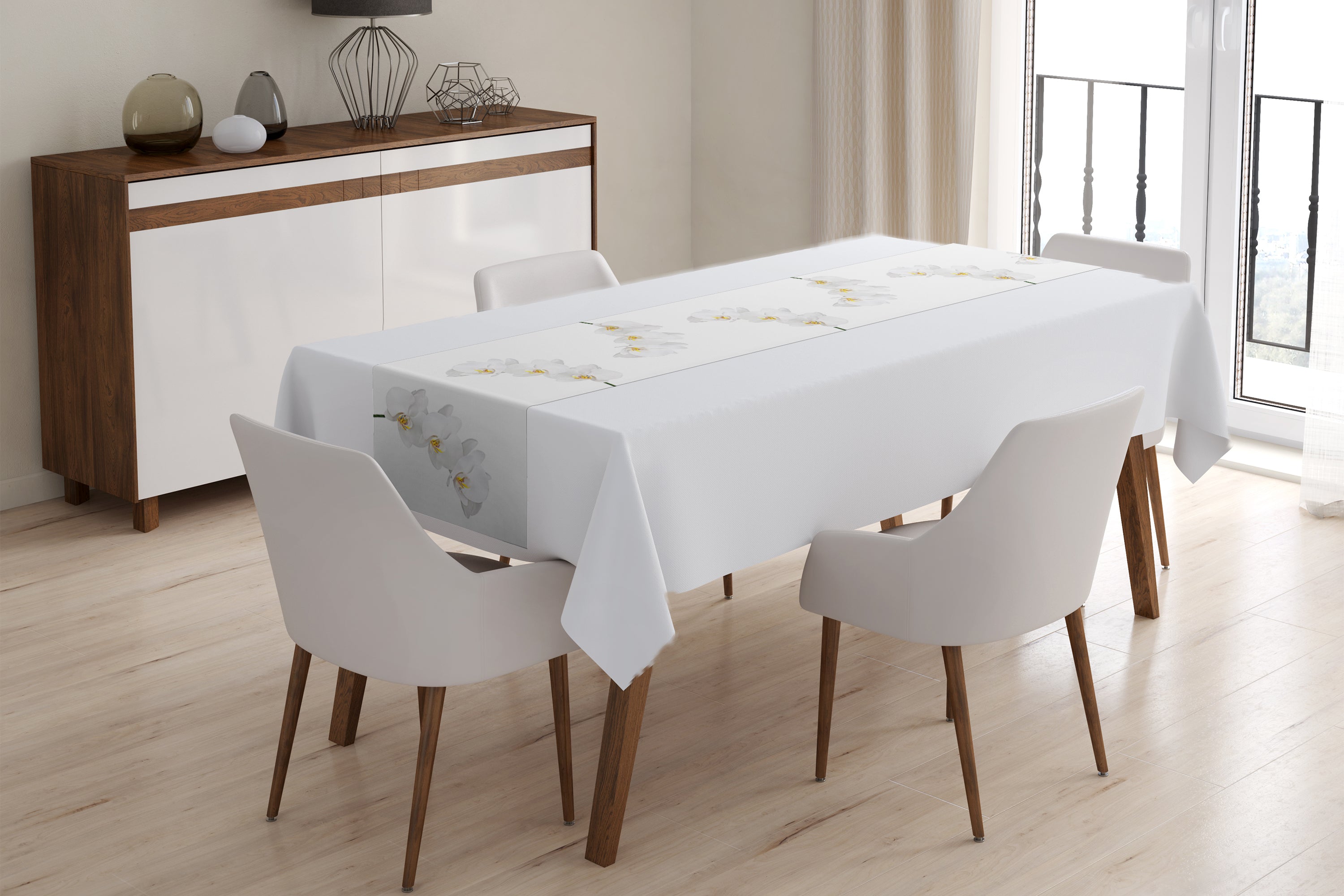 Table Runner Snow White Beauty - Wellmira
