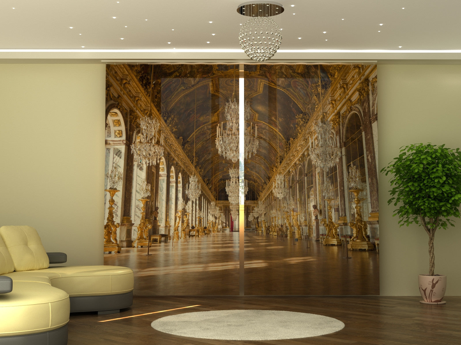 Photo-curtain Versailles W290xH250 cm - Wellmira