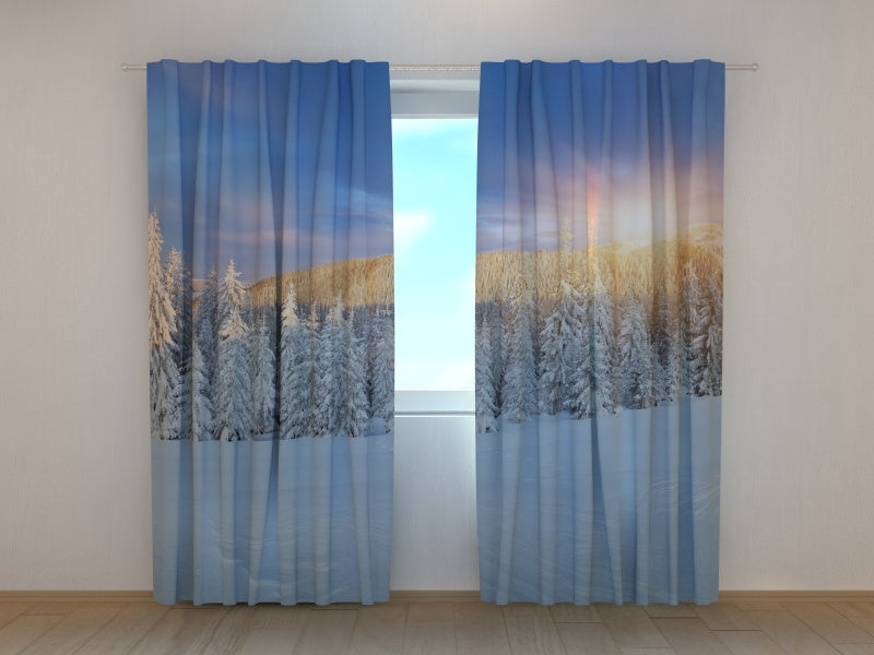 Photocurtain Winter Sunrise - Wellmira