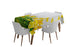 Tablecloth Yellow flowers on the white - Wellmira